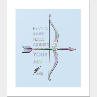 BOW AND ARROW SKY BLUE Posters and Art